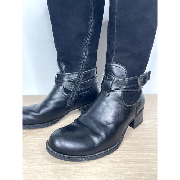 BOC Women's Tall Black RIDING BOOTS Side Zip WOMENS 7 - Picture 5 of 8